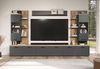 trendteam smart living - Baggio - TV-Schrank - Grau/Eiche - TV-Möbel mit 3 Lowboards - (B x H x T) 360 × 50 × 40 cm - Moderner Stil Bild 5