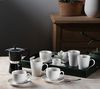 Tognana GF085010000 Set aus 6 EspressoTasse mit Teller, c80 Golf, Porzellan Bild 3