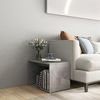 vidaXL Beistelltisch Betongrau 59x36x38 cm Holzwerkstoff 806700 Bild 2