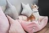 BedDog Hundebett ZARA, Hundekissen mit abziehbaren waschbaren Bezug, Hundekorb, Hundesofa, für kleine, große, mittel-große Hunde (S) ca. 55x40x17cm, PINK-YORK (rosa) Bild 5