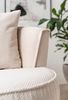 Sessel drehbar Comfy wollweiß Webvelours 95 cm Bild 3