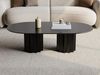 Vente-unique - ZABANIA Couchtisch Metall Schwarz - B 63,5 cm x H 35,5 cm x L 125 cm Bild 4