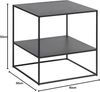 Pebble Couchtisch Schwarz Couchtisch Beistelltisch Sofatisch Wohnzimmer Lounge Bild 3