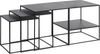 Pebble Couchtisch Schwarz Couchtisch Beistelltisch Sofatisch Wohnzimmer Lounge Bild 5