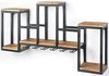 Kobolo Regal Wandregal MERLOT aus Metall und Mangoholz Bild 4