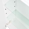 Spiegelschrank 60cm inkl. Design LED-Lampe und Glasböden anthrazit gemasert : Anthrazit gemasert Bild 5