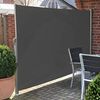 Leco Seitenmarkise, ausziehbar, Aluminium-Stahlrohr-Mix, anthrazit, 160 x 300 cm Bild 2