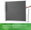 Leco Seitenmarkise, ausziehbar, Aluminium-Stahlrohr-Mix, anthrazit, 160 x 300 cm Bild 3