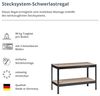 SCHULTE Regalwelt Schwerlastregal mit 2 Holzböden, 43x100x35 cm (HxBxT), Traglast pro Ebene 90 kg Bild 4