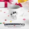United Labels® Tasse The Peanuts Snoopy Kaffeetasse Becher Kaffeebecher Keramik 280 ml, Keramik Bild 4