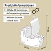Werkhaus Stiftebox Segelschiff Kogge braun Stifte Köcher Halter WE2035 Bild 3