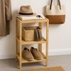 hausleben Regal Bambus mit 3 Böden, 1-tlg, 77x30x33 cm, umweltfreundlich Bild 4