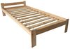 Holzbett Einzelbett 90x200 Bett Natur Massive Füße Einzelbett Bettgestell mit Lattenrost/Rollrost Bild 4