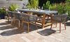 Veltis 220x100 cm Acacia+Polystone XL Tisch + 6 Stühle Salamanca im Seil Design Bild 2