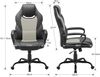 Zedelmaier Bürostuhl ergonomisch chefsessel bürostuhl, Gaming Stuhl Drehstuhl Bild 3