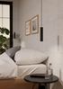 EGLO Hängeleuchte ALMUDAINA Pendellampe - Stahl - LED - 1X5W - IP20, LED fest integriert, Warmweiß, Hängelampe, Deckenlampe, Wohnzimmer, Esszimmer, H110 x Ø4 cm Bild 2