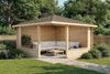Alpholz 5-Eck Gartenlaube Maik 40 Gartenlaube aus Holz Blockhaus mit 40 mm Wandstärke Holzhaus mit Montagematerial Bild 2
