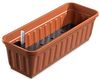Alpfa Blumenkasten 80 cm Terracotta mit Wasserspeicher Made IN Germany Bild 2