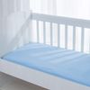DuDu N Girlie Dicke Baumwolle Reisebett Spannbettlaken, 65x95 cm, 2-teilig, weiß/blau Bild 2