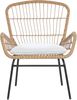 Bistro Set mit Kissen LABICO Hellbraun Bild 5