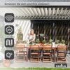 Osoltus E Bioclimatic Lamellen Pergola, elektrisch, Aluminium anthrazit, 4x3 m Bild 2