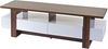 TV-Rack HWC-B51, 3D-Struktur, Walnuss-Optik hochglanz, 46 x 150 x 45 cm Bild 5