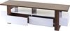 TV-Rack HWC-B51, 3D-Struktur, Walnuss-Optik hochglanz, 46 x 150 x 45 cm Bild 3