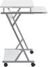 Schreibtisch 60 x 40 x 75 cm Weiß Rollbar Computertisch Bürotisch Tisch Bild 5