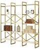 Dmora Regal Sagit 170 x 30 x 175h cm Weiß, 5 Böden, Bibliothek Bild 3