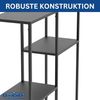 DanDiBo Konsolentisch Schmal Metall Modern 80x80x26 cm Sideboard Beistelltisch 96634 Ablagetisch Flurtisch Sofatisch Bild 4