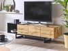 TV-Möbel heller Holzfarbton / schwarz FIORA Bild 2