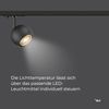 SLV LIGHT EYE® 90, 1~ Spot, rund, GU10, 1x max. 6W, matt schwarz - Leuchten mit 1 Phasen Adapter Bild 4