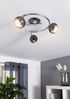 Eglo 31007 Spot LED BIMEDA Stahl nickel-nero, chrom GU10-LED max. 3X2,8W L:29cm H:34,5cm 3000K Bild 3
