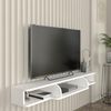 TV-Lowboard hängend Aar 135x30x16 cm Weiß [en. casa] Bild 3
