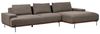 Ecksofa MARIFERD Stoff Braun Linksseitig Bild 4