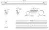 Philips Hue Perifo Wall Set - 2 Cylinder Spots + Light tube - White Bild 3