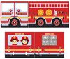Vipack 'Pino' Halbhochbett 90x200 cm, weiß, Kiefer massiv, mit Textilset 'Fire Rescue' Bild 5