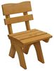 TPFGarden 4-teilige Garnitur DRIEBURG aus Kiefer massiv 35mm Garnitur: 2x Stuhl, 1x Bank 3-sitzer, 1x Tisch 70x150 cm rechteckig Holz Bild 5