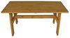 TPFGarden 4-teilige Garnitur DRIEBURG aus Kiefer massiv 35mm Garnitur: 2x Stuhl, 1x Bank 3-sitzer, 1x Tisch 70x150 cm rechteckig Holz Bild 4