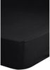 Good Morning Spannbettlaken, Schwarz, 180x220 cm, 100% Baumwolljersey Bild 2