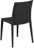 Dmora - Set mit 4 Gartenstühle Palizzolo, Platzsparende Outdoor-Stühle, Stapelbar, Ideal für Garten und Terrasse, Made in Italy, 42x48 h81 cm, Anthrazit Bild 4