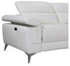 Vente-unique - Relaxsofa Ecksofa Leder elektrisch - Ecke Rechts - Elfenbein - PASCALINE Bild 4
