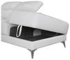 Vente-unique - Relaxsofa Ecksofa Leder elektrisch - Ecke Rechts - Elfenbein - PASCALINE Bild 5