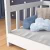 Hausbett Michelle Weiß 70x140 cm mit Rausfallschutz Vitalispa Bild 5