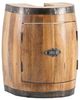 Badset massivum Barrel 3-teilig aus Holz braun 35x50x30 cm Badmöbel-Set rustikal hängend Gäste-WC Badezimmer-Set Industrial Stil Bild 5