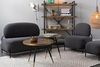 White Label Living Polly Lounge Sessel Retro Look in Grau Bild 2