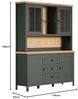 Buffet >Stanton< in Tannengrün / Eiche - 146x198x45cm (BxHxT) Bild 3