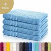 Lavea 4er Set Handtuch 50x100 cm, Frottierserie Elena, Delphinblau Bild 2