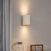 Qazqa Wandleuchte Sandy, ohne Leuchtmittel, Extra-Warmweiß, QAZQA Wand­leuchte, gu10, Beige, Aluminium, Modern Bild 2