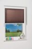 K-home Klemmfix-Plissee 80x130 cm (B x L) Mokka Lichtschutz +++ Moderne Crushed Optik +++ Bild 3